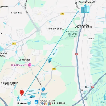 Gdynia Apartment- Tranquil Retreat, 15 Minutes To The Sea & Gdansk Center Apartment